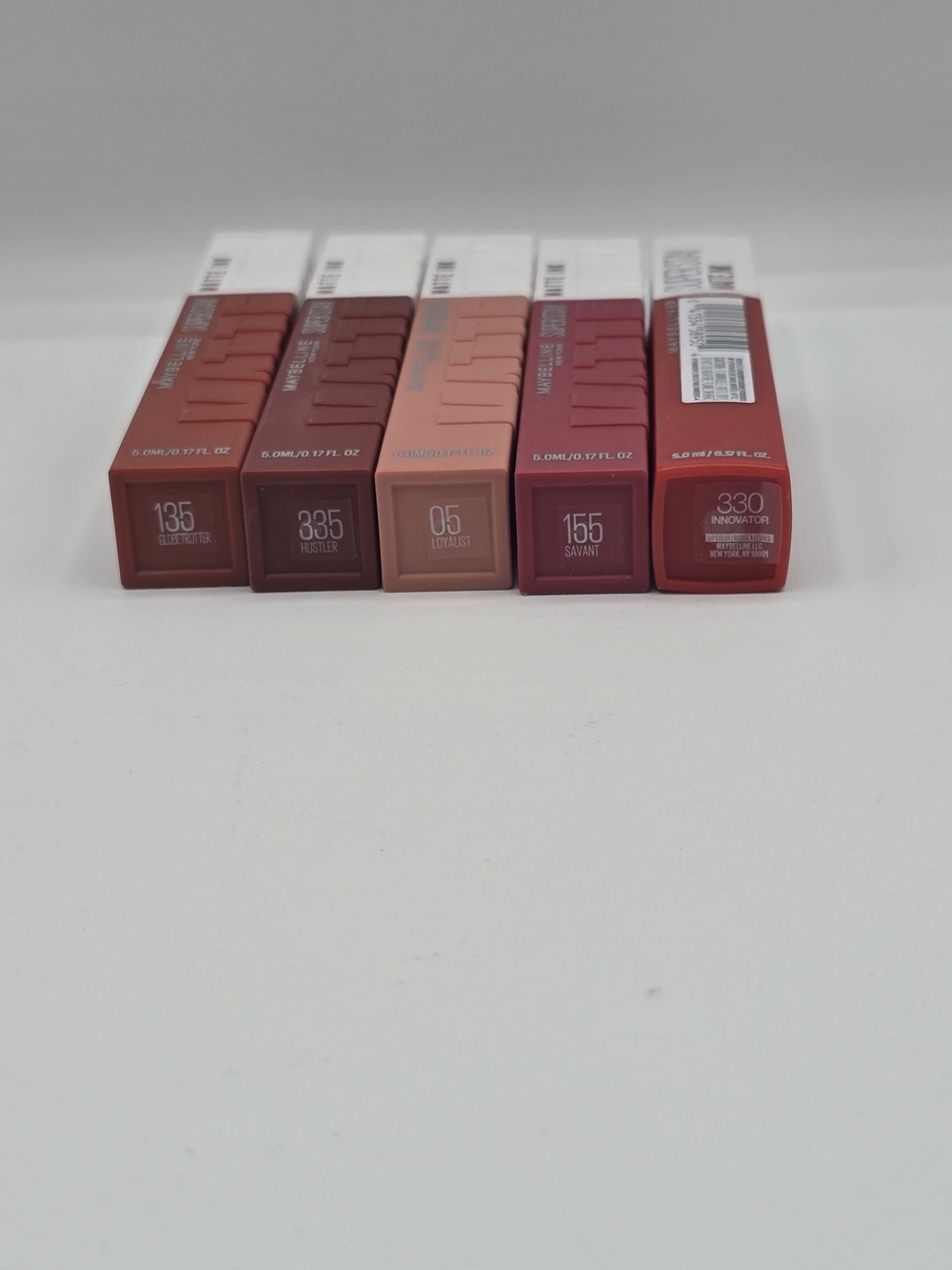 Maybelline SuperStay Matte Ink Liquid Lipstick Set - Rose, Mauve, Nude Tones - Picture 2 of 4